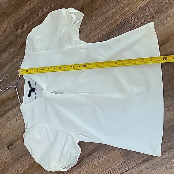 MARC NEW YORK ANDREW MARC WOMENS TOP WHITE SIZE SMALL - Picture 12 of 13
